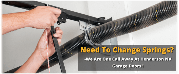 Broken Garage Door Spring Repair Henderson NV